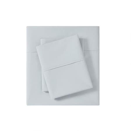 Madison Park Madison Park MP20-5392 Peached Percale Cotton Sheet Set; Grey - California King MP20-5392